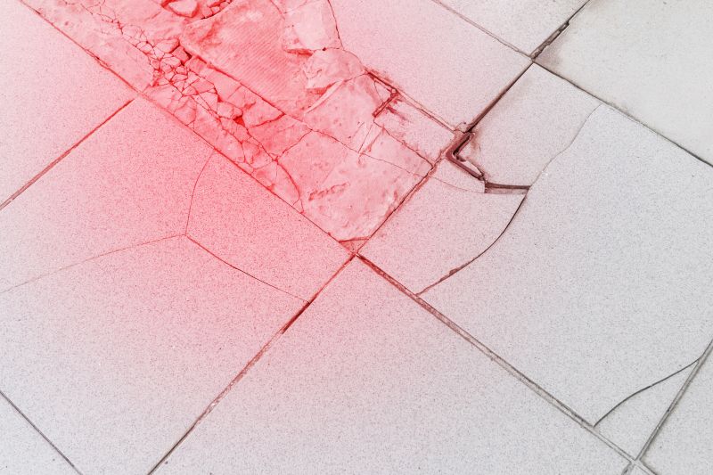 Cracked Tile Repair detail